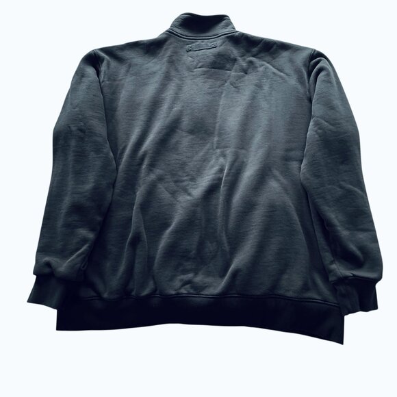 Duluth Trading Souped-Up 1/4 Zip Sweatshirt Mens Sz 2XL Waffle‎ Mock Navy Heavy - Picture 3 of 8